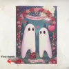 Personalized Cute Fresno Nightcrawler Valentine Card | Custom Name Cryptid Couple Greeting Card 8 Personalized Cute Fresno Nightcrawler Valentine Card Custom Name Cryptid Couple Greeting Card
