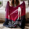 Personalized Fresno Nightcrawler Valentine Blanket Funny Custom Name Couple Cryptid Walking Pants Cozy