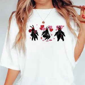 Sexy Mothman Valentine Shirt Funny Twerking Cryptid Booty Tee Spooky Naughty Love Gift