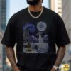 Alien Ice Fishing UFO Starry Night Winter Shirt