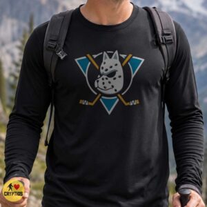 Anaheim Ducks Kitsune Mask Hockey Logo Parody Shirt
