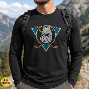 Anaheim Ducks Kitsune Mask Hockey Logo Parody T-Shirt 6 Anaheim Ducks Kitsune Mask Hockey Logo Parody Shirt