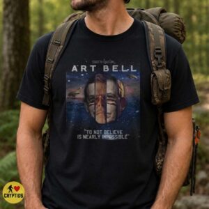 Art Bell Coast to Coast AM To Not Believe Is Nearly Impossible UFO Paranormal Shirt