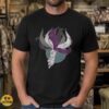 Asexual Pride Kitsune Fox Spirit Japanese Yokai T-Shirt 7 Asexual Pride Kitsune Fox Spirit Japanese Yokai Shirt
