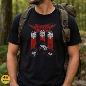 Babymetal Kitsune Mask Band Fan Art Japanese Metal T-Shirt 5 Babymetal Kitsune Mask Band Fan Art Japanese Metal Shirt