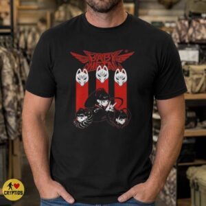 Babymetal Kitsune Mask Band Fan Art Japanese Metal T-Shirt 6 Babymetal Kitsune Mask Band Fan Art Japanese Metal Shirt