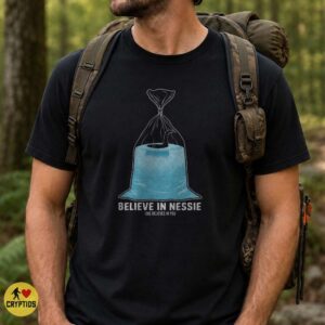 Believe In Nessie Funny Loch Ness Monster Fish Bag Shirt
