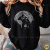 Bigfoot Aiming Rifle Full Moon Mountain Forest Sasquatch Hunting Shirt