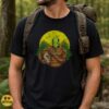 Bigfoot Alien Conspiracy Theory Funny Paranormal Full Moon Shirt