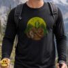 Bigfoot Alien Conspiracy Theory Funny Paranormal Full Moon Shirt