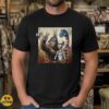 Bigfoot Alien Loch Ness Monster 4th of July Selfie Patriotic American Flag Shirt