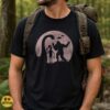 Bigfoot Alien Loch Ness Monster UFO Cryptid Squad Moon Silhouette Shirt