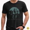 Bigfoot Alien UFO Squad Full Moon Forest Reflection Cryptid Shirt