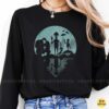 Bigfoot Alien UFO Squad Full Moon Forest Reflection Cryptid Shirt