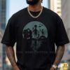 Bigfoot Alien UFO Squad Full Moon Forest Reflection Cryptid Shirt