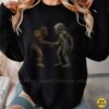 Bigfoot And Xenomorph Handshake Funny Cryptid Alien Movie T-Shirt 7 Bigfoot And Xenomorph Handshake Funny Cryptid Alien Movie Shirt