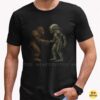 Bigfoot And Xenomorph Handshake Funny Cryptid Alien Movie T-Shirt 8 Bigfoot And Xenomorph Handshake Funny Cryptid Alien Movie Shirt