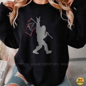 Bigfoot Atlanta Falcons Flag Shirt Funny Black Red Football Fan Gift 6 Bigfoot Atlanta Falcons Flag Shirt