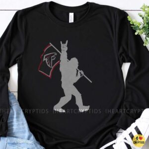 Bigfoot Atlanta Falcons Flag Shirt Funny Black Red Football Fan Gift 7 Bigfoot Atlanta Falcons Flag Shirt
