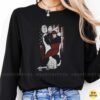Bigfoot Baseball Batter American Flag Sasquatch Patriotic Shirt
