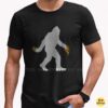 Bigfoot Carrying Pizza Slices Funny Cryptid Pizza Lover Walking Silhouette T-Shirt 8 Bigfoot Carrying Pizza Slices Funny Cryptid Pizza Lover Walking Silhouette Shirt