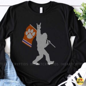 Bigfoot Clemson Tigers Flag Shirt