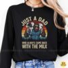 Bigfoot Dad Always Came Back With The Milk Shirt