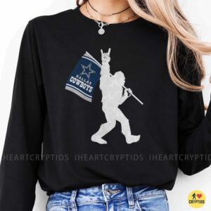 Bigfoot Dallas Cowboys Flag Shirt Funny Silver Blue Football Fan Gift 8 Bigfoot Dallas Cowboys Flag Shirt