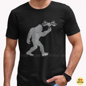 Bigfoot Drone Sasquatch UFO Hunter Cryptid Shirt