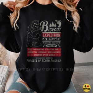 Bigfoot Expedition Company Seeking Bigfoot Sasquatch Shirt