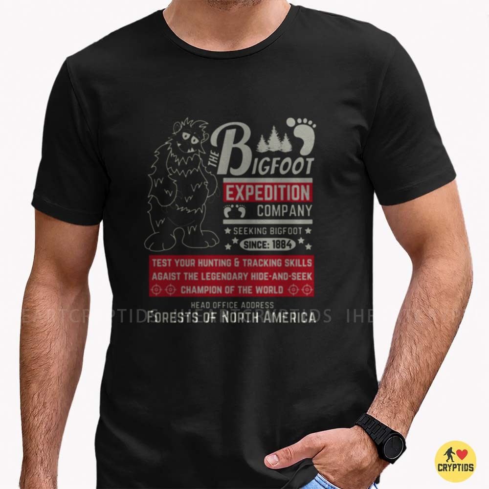 Bigfoot Expedition Company Seeking Bigfoot Sasquatch T-Shirt 3 Bigfoot Expedition Company Seeking Bigfoot Sasquatch Shirt