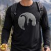 Bigfoot Fishing on Loch Ness Monster Full Moon Funny Cryptid T-Shirt 6 Bigfoot Fishing on Loch Ness Monster Full Moon Funny Shirt