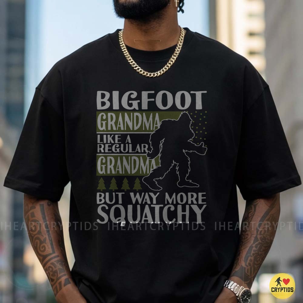 Bigfoot Grandma Like A Regular Grandma But Way More Squatchy Funny Gift T-Shirt 1 Bigfoot Grandma Like A Regular Grandma But Way More Squatchy Funny Shirt