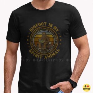 Bigfoot Is My Spirit Animal Introverted Sasquatch Reader Shirt