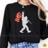 Bigfoot Kansas City Chiefs Flag Shirt