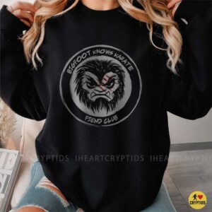 Bigfoot Knows Karate Fiend Club Sasquatch Martial Arts Funny Shirt