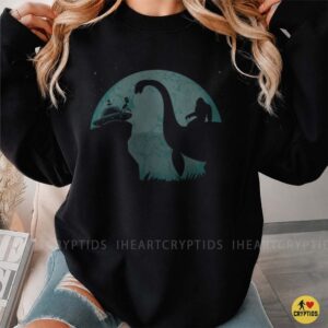 Bigfoot Loch Ness Monster Alien UFO Full Moon Cryptid Squad Night T-Shirt 6 Bigfoot Loch Ness Monster Alien UFO Full Moon Cryptid Squad Night Shirt