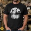 Bigfoot Loch Ness Monster Alien UFO Full Moon Reflection Cryptid Squad Shirt