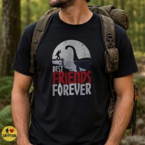 Bigfoot Loch Ness Monster Best Friends Forever Full Moon Lake Cryptid T-Shirt 5 Bigfoot Loch Ness Monster Best Friends Forever Full Moon Lake Cryptid Shirt