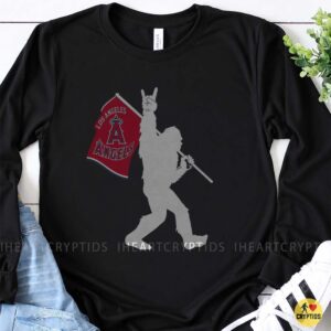 Bigfoot Los Angeles Angels Shirt Funny Sasquatch Anaheim Baseball Tee 6 Bigfoot Los Angeles Angels Shirt