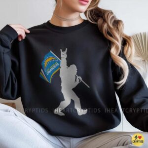 Bigfoot Los Angeles Chargers Shirt Funny Sasquatch Bolt Up Football Fan Tee 9 Bigfoot Los Angeles Chargers Shirt