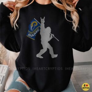 Bigfoot Los Angeles Rams Flag Shirt Funny Blue Gold Football Fan Gift 8 Bigfoot Los Angeles Rams Flag Shirt