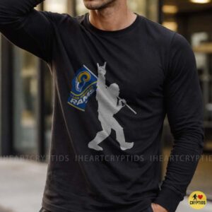 Bigfoot Los Angeles Rams Flag Shirt Funny Blue Gold Football Fan Gift 9 Bigfoot Los Angeles Rams Flag Shirt