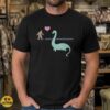 Bigfoot Loves Loch Ness Monster Cute Cryptid Couple Heart T-Shirt 6 Bigfoot Loves Loch Ness Monster Cute Cryptid Couple Heart Shirt
