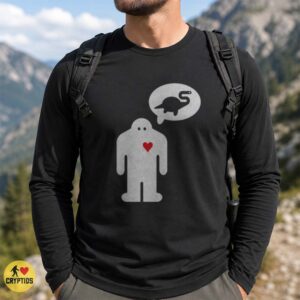 Bigfoot Loves Loch Ness Monster Secret Crush Funny Cryptid Valentine T-Shirt 5 Bigfoot Loves Loch Ness Monster Secret Crush Funny Shirt