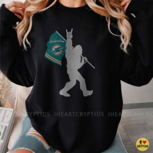 Bigfoot Miami Dolphins Shirt Funny Sasquatch South Florida Football Fan Tee 7 Bigfoot Miami Dolphins Shirt