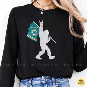 Bigfoot Miami Dolphins Shirt Funny Sasquatch South Florida Football Fan Tee 8 Bigfoot Miami Dolphins Shirt
