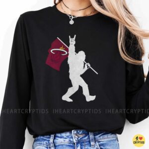 Bigfoot Miami Heat Shirt South Florida NBA Sasquatch Heat Culture Basketball Tee 7 Bigfoot Miami Heat Shirt