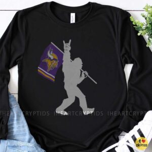 Bigfoot Minnesota Vikings Flag Shirt