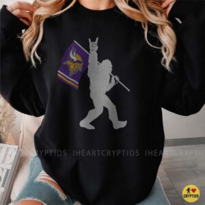 Bigfoot Minnesota Vikings Flag Shirt